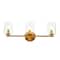 Hello Honey® Robert Stevenson Lighting Berkley Metal & Glass 3-Light Vanity Light